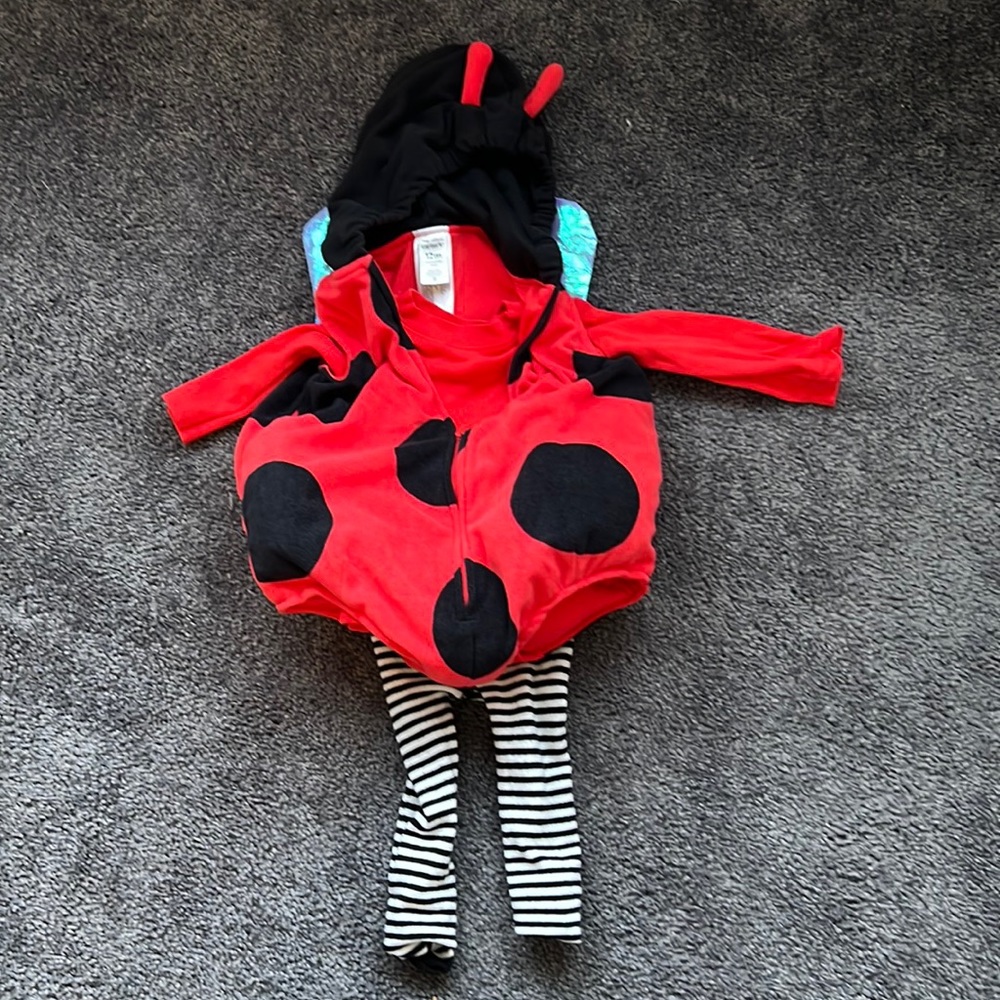 EUC Baby girl Carter’s Ladybug Halloween Costume 12 months